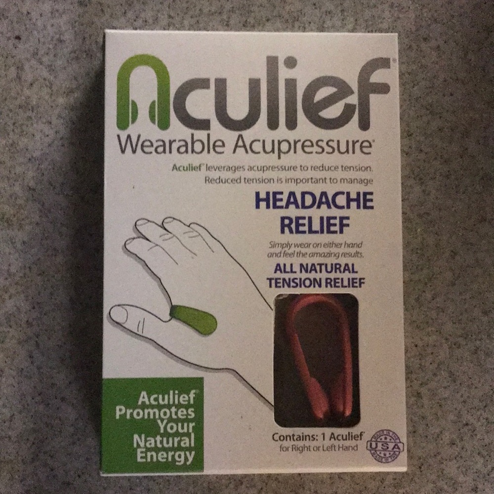 Avulief Wearable Accu pressure for headache relief